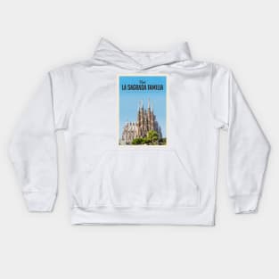 Visit La Sagrada Familia Kids Hoodie